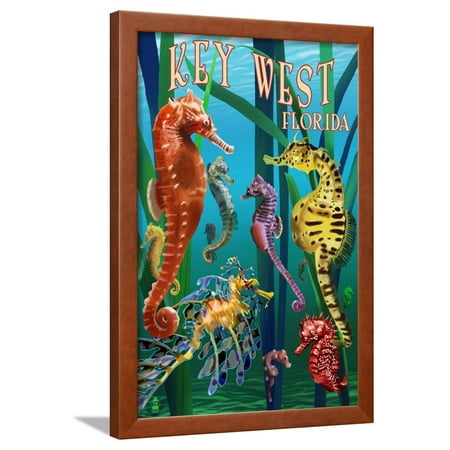  Key  West Florida Seahorses Framed Print Wall Art  By 