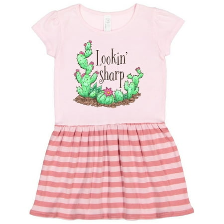 

Inktastic Lookin Sharp Cacti and Succulents Gift Toddler Girl Dress