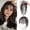Brown Black, variant on Clip in Bangs Real Human Hair for Women, 4*6 Inch Natural Clip-On Partial Bangs Hairline Topper, Breathable Human Hair Toppers Hair Pieces for Thinning Hair