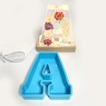 thumbnail image 2 of asddcavvf DIY 26 Alphanumeric English Cake Silicone Alphanumeric Cake Cake Mould Valentines Day Silicone for Chocolate Small Metal Pan for Oven Tube Pan for Baking Pound Cake, 2 of 3