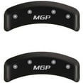 thumbnail image 2 of MGP 4 Caliper Covers Engraved Front & Rear MGP Matte Black finish silver ch, 2 of 2