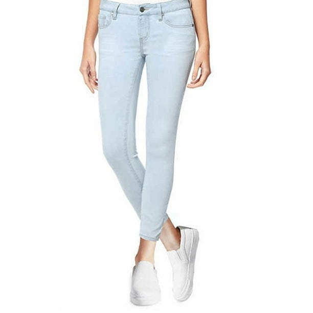 Buffalo Buffalo David Bitton Womens Aubrey Capri Jeans (Ice Blue, 2/26)