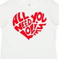thumbnail image 4 of Inktastic All You Need is Love Red Heart Shape Boys or Girls Toddler T-Shirt, 4 of 5