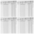thumbnail image 6 of mDesign Long PEVA 72" x 72" Waterproof Shower Curtain Liner, 4 Pack, Clear, 6 of 8