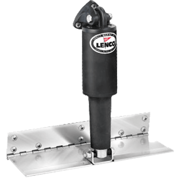 Lenco Boat Trim Tab 15052-101 For Use With 14 To 25 Feet Length Boat; Limited Space Ultra Compact Design; 4 Inch Length x 12 Inch Width Tab Size; 2 Inch Hinge Height; 13 Inch Minimum Transom Height