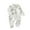 A White, variant on Newborn Onesies Girl Infant Boys Girls Soft Breathable Long Sleeve Flowers Prints Ribbed Romper Newborn Jumpsuit Barboteuse Bebe Fille White 12 Months-18 Months