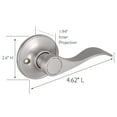thumbnail image 3 of Design House Springdale Interior Universal Dummy Door Lever, Satin Nickel, 3 of 14