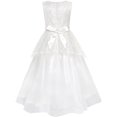 thumbnail image 2 of Flower Girls Dress Lace Tassels Hem Wedding First Communion 7 Years, 2 of 7