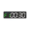 thumbnail image 1 of Bearachild El reloj magnético del gimnasio del contador de tiempo del intervalo personalizado para el control remoto incorporado del gimnasio en Electrónica marco negro Fuente verde y blanca., 1 of 6
