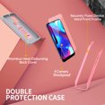 thumbnail image 2 of FITO For Moto G Pure Case, Phone Case with Screen Protector and Kickstand (Pink), 2 of 7
