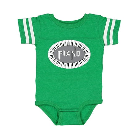 

Inktastic Piano Keys Oval Gift Baby Boy or Baby Girl Bodysuit