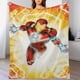 thumbnail image 1 of Manta de Iron Man, súper suave, acogedora y cálida manta de felpa para niños y niñas, mantas de franela ligeras y difusas para sofá, cama, viajes, camping, regalos de 60 x 50 pulgadas, 1 of 8