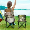 thumbnail image 5 of YAZAOO Camping Chairs Modern Whimsical Canine Bliss Pattern Folding chair, 5 of 8