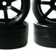 thumbnail image 3 of Llantas de plástico Vogacara 4 Uds 1/10 neumáticos para D12 todoterreno accesorios duraderos para coche RC, 3 of 6