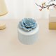 thumbnail image 5 of Caja organizadora de joyas de cerámica | Tarro de almacenamiento pintado a mano | 8x8x8cm | Azul, Rosa, Blanco, Naranja | Decoración de estrellas de mar y velero | Candelabro para el hogar | Adorno, 5 of 6