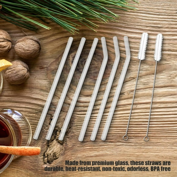 Glass Drinking StrawReusable Eco friendly Glass Drinking Straw Straw Stylish and Modern
