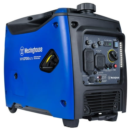 Westinghouse WH3700iXLTc Portable Inverter Generator 3700 Peak & 3000 Rated Watts with CO Sensor