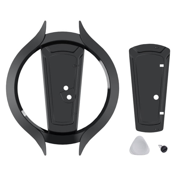 PlayVital Vertical Stand for ps5/Slim/Pro/Standard Console Disc & Digital, Space-Saving Holder Base Accessories for ps5/Pro/Slim with Anti-Slip Pads, Enhanced Stability - Black