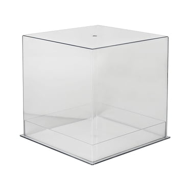 Rongfmy Acrylic Box for Flowers Wedding Bouquet Box Keepsake Square Clear Flower Bouquet