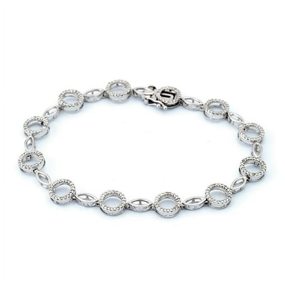 Silver Diamond Bracelet