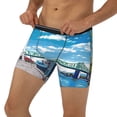 thumbnail image 3 of Easygdp Urban Riverside Clock Tower Men's Boxer Briefs Men’s Underwear Boxer Briefs for Men, 3 of 7