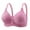 Hot Pink, variant on Aboser Anti Sagging Bras for Older Women Push Up Wirefree Bras for Seniors Breathable Cotton Full Coverage Bra Comfort Snap Closing Tshirt Bras Hot Pink XXXL