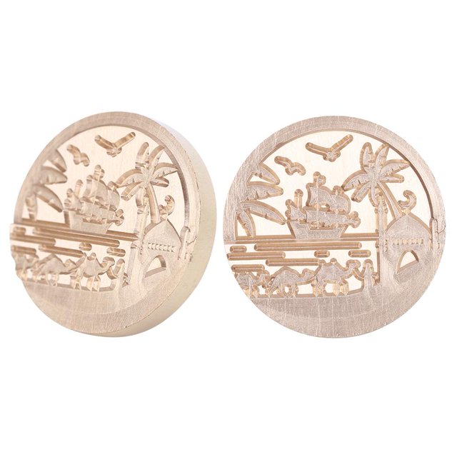Cuadros Decorativos Cabezal de sello de cera para sellar Hawaii para sobres bodas álbumes de recortes (xwy09) Likrtyny embutido en tela