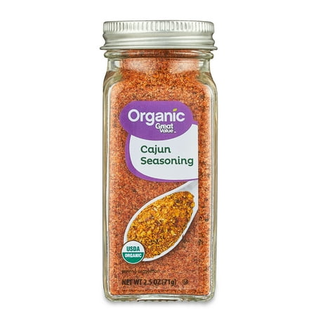 Great Value Organic Cajun Seasoning 2.5 oz Great Value Organic Cajun Seasoning 2.5 oz