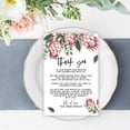 thumbnail image 2 of Koyal Wholesale Boho Protea Florals Wedding Thank You Place Setting Cards for Table Reception, Dinner Plates, 56-Pack, 2 of 5