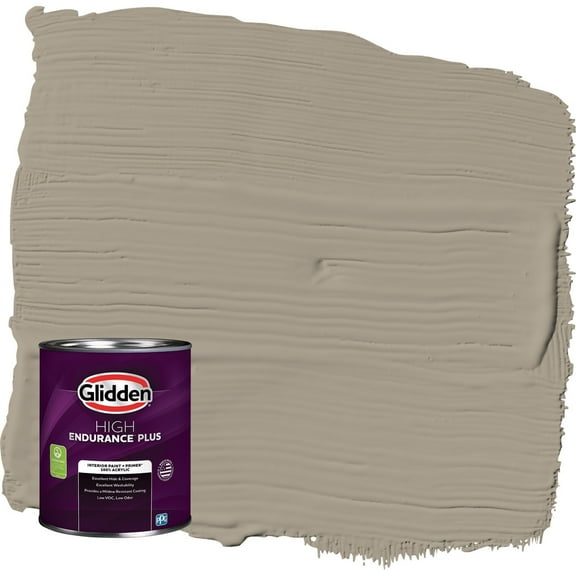 Glidden HEP Stonehenge Greige / Gray Semi-Gloss Interior Paint with Primer, 1 Quart
