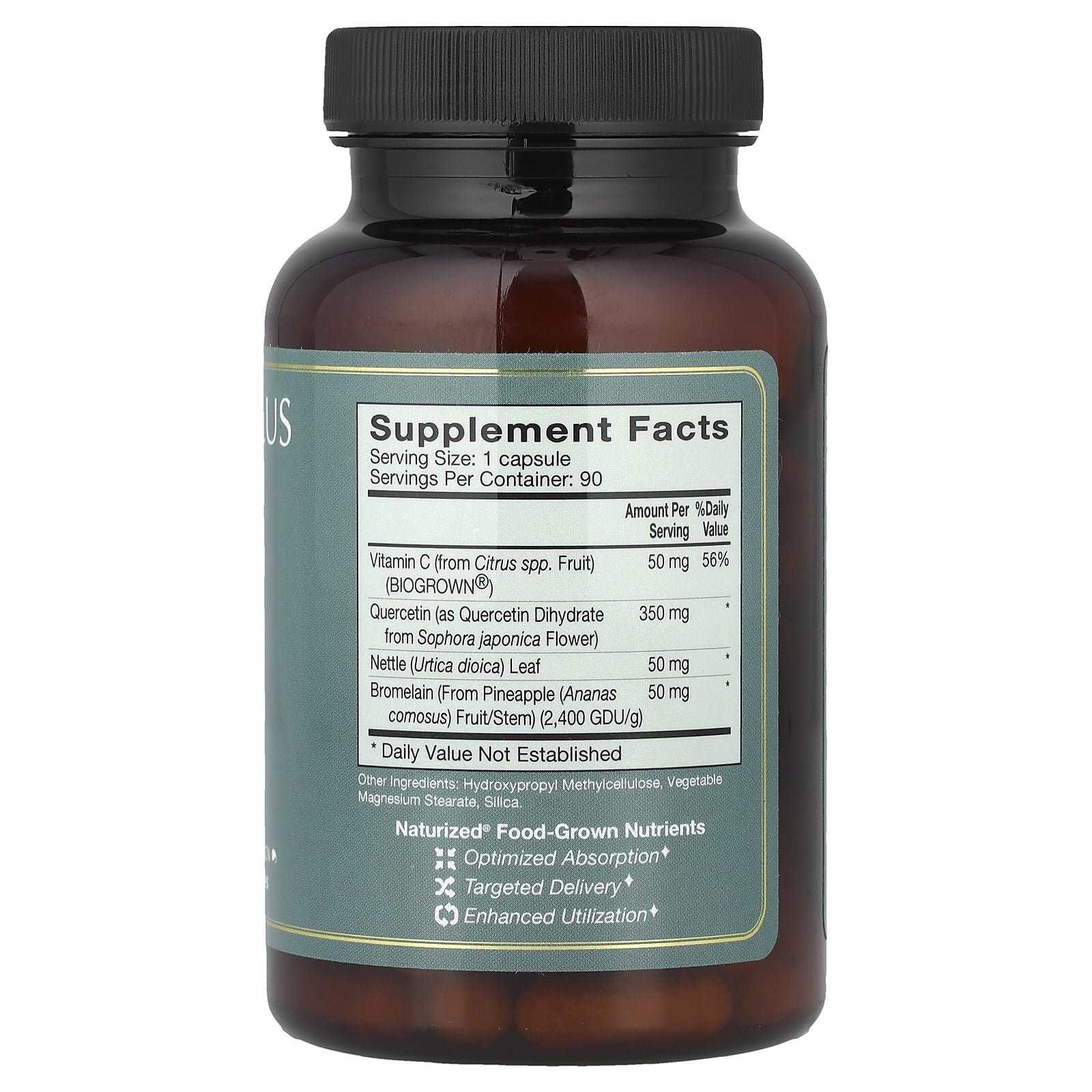 Natura Health Products Quercetin Plus, 90 Capsules