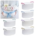 thumbnail image 2 of BQBQERT Soft Cotton Rope Basket for Toy Clothes Baby Room Organiser Desktop Sundries Storage Solution with Portable Handle, 2 of 13