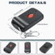 thumbnail image 2 of 3 Pcs Garage Door Opener Remote,Portable Remote Garage Transmitter 10 Dip Switch for 3060 3089 4120 300mhz Door, 2 of 5