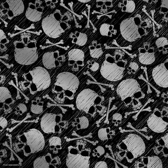 Hot Leathers BAB1090 Skulls and Bones Bandana 21X21
