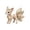 Fox, variant on Magical Animal DIY Sewing Kit, Fantasy Stuffed Doll Craft, Fairy Embroidery Set (Bat)