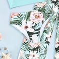 thumbnail image 4 of CAICJ98 3 Piece Swimsuit for Girls Cross Back Adjustable Straps Outfits Tropical Print Bathing Suit with Coverup Pant Beach Bikini Sets for Teen Girl (Sky Blue,5-6 Years), 4 of 6