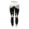 thumbnail image 3 of Fsqjgq Christmas Leggings for Women Holiday Xmas Plaid Printed Long Boot Pants Sports Running Tights Yoga Workout Leggings XXL, 3 of 4