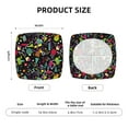 thumbnail image 6 of Uemuo Colorful Geometric Figures Pattern Waterproof Square Couch Cushion Covers, Magic Sofa Covers Washable, Stretch Sofa Seat Cushion Slipcovers, 6 of 9