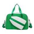 thumbnail image 3 of Lipstore Pickleball Bag Adjustable Shoulder Strap with Zipper Large Tennis Racket Bag Green, 3 of 8