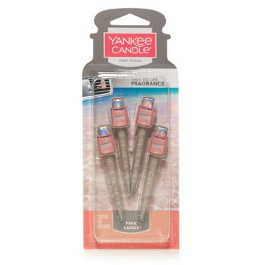 Yankee Candle Car Air Freshener Vent Sticks, Black Coconut, 4 Count