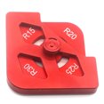 thumbnail image 3 of Woodworking Round Corner Chamfer Template Arc Corner T Corner Gauge Wood Edges Jig Locator Fillet Arc Tool Kit Carpentry Trimming Machine Accessory, 3 of 6