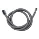 thumbnail image 5 of 59 Inch Nylon Braided Flexible Water Hose For Kitchen Pull Out Faucet Hose Gray Quick Connect Plumbing Hose Tube, 5 of 10