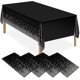 thumbnail image 1 of 4pcs Black And Gold Party Tablecloth Plastic Tablecloth 137x274cm Gold Dot, 1 of 5