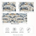 thumbnail image 2 of Yayeee Pillowcase Standard Size Set of 2 Satin Wrinkle Resistant Pillow Case, Snowy Winter, 2 of 8