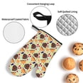 thumbnail image 4 of Oven Mitts and Pot Holders 4 Piece, Thanksgiving High Heat Slip Resistant Oven Mitt and Trivets Set Kitchen Oven Glove Pot Holders for Cooking Baking Grilling, 4 of 7