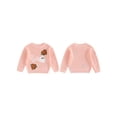 thumbnail image 2 of Loicainy Toddler Baby Boys Girls Halloween Sweaters 3 6 9 12 18 24 Months 2T 3T Witch Pumpkin Letter Ghost Long Sleeve Round Neck Ribbed Knitted Pullover Tops, 2 of 9