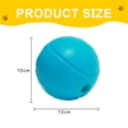 thumbnail image 2 of Pelotas dispensadoras de premios para perros, juguetes de rompecabezas de caucho natural para perros, pelotas resistentes de premios para perros (azul), 2 of 6