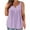 Purple, variant on lmcalzta Plus Size Tank Tops for Women Sleeveless Loose Fitting Pleated Shirts Summer Fashion Casual Tees