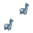 thumbnail image 4 of Wweixi 1/2/3 Animal Shape Pots Durable Materials For In Garden For Small Spaces Eco-friendly Alpaca blue 2PCS, 4 of 6