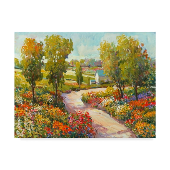 Trademark Fine Art 'Morning Walk I' Canvas Art by Tim OToole